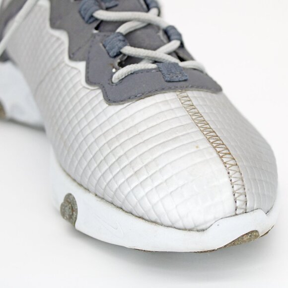 Nike React Element 55 Quilted Grid White Men's - CI3835-001: Size 10.5 - Picture 4 of 7